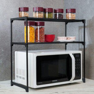 Bharu Premium 2-Tier Microwave Storage Stand