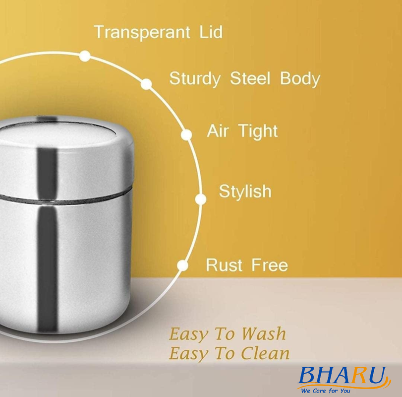 Bharu 7 in 1 See-Through Spice Set/ Storage Containers with Stand - Image 4