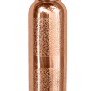 Bharu Embossed Copper Bottle 1000 ml