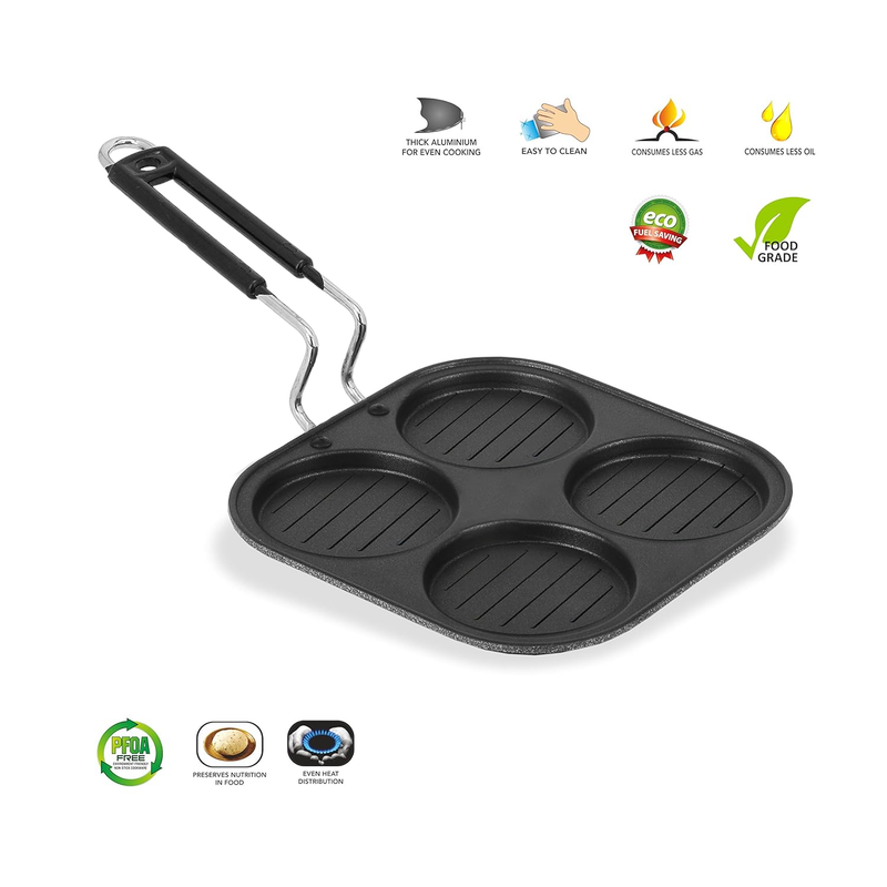 Bharu Nonstick Uttapam Patra 4 Cups - Image 2