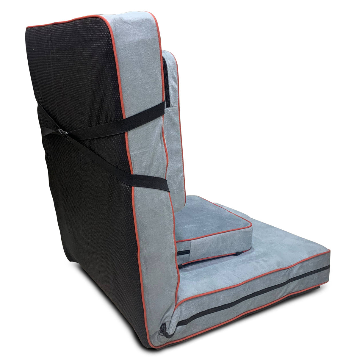 Kawachi Delux 5 Angle Recliner Folding Adjustable Relaxing Buddha Yoga Meditation Chair Backrest Floor Chair i127grey - Image 7