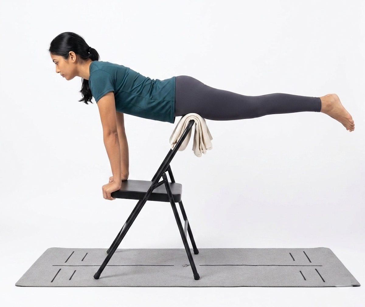 Kawachi Yoga Meditation Iyengar Backless Chair Above 5 kg Weight- i95-Big - Image 4