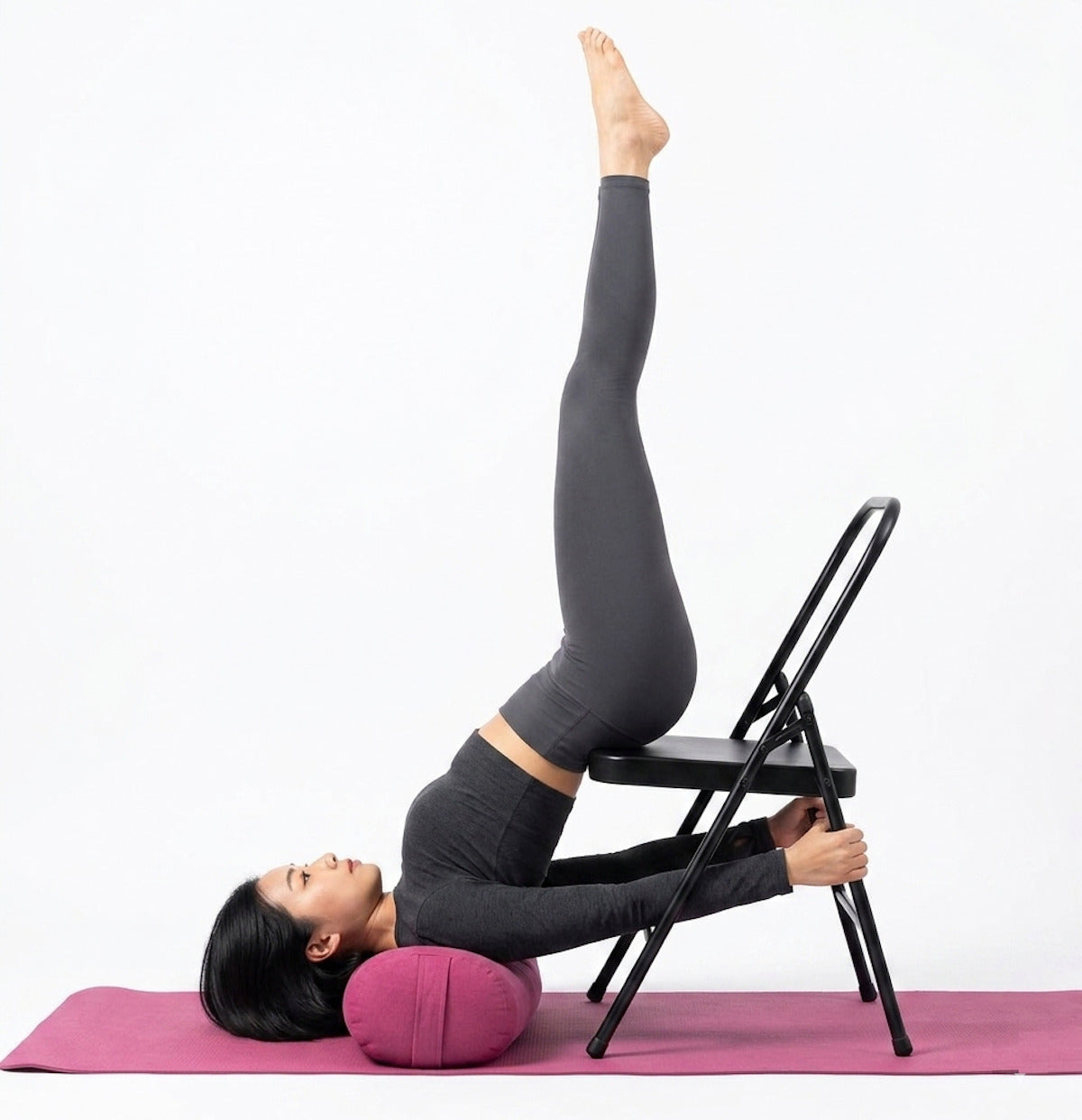 Kawachi Yoga Meditation Iyengar Backless Chair Above 5 kg Weight- i95-Big - Image 3
