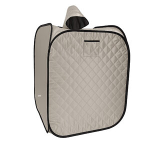 Kawachi Portable Steam Therapy Sauna Steam Bath Cabin Without Steam Generator-i135-Steam Cabin-Metalic Grey