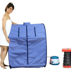 Kawachi Portable Steam Sauna Bath Panchkarma Swedan Machine for Health and Beauty Spa at Home With  Stool KC08-Violet