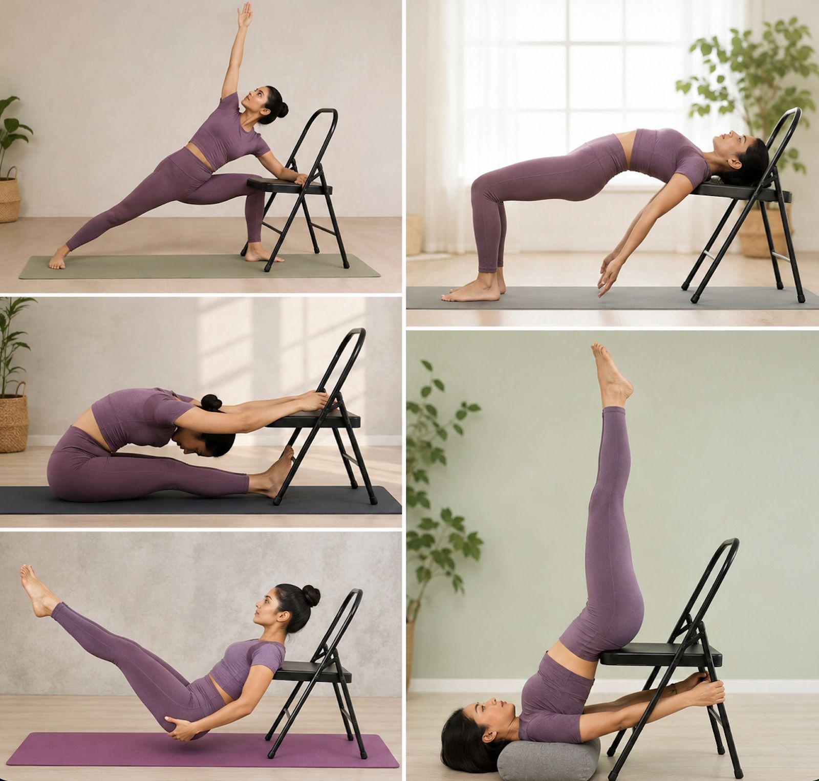 Kawachi Yoga Meditation Iyengar Backless Chair Above 5 kg Weight- i95-Big - Image 9