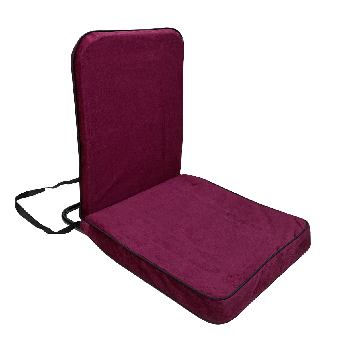 Kawachi Portable Relaxing Meditation Chair Folding Back Support Yoga Chair Study, Reading Floor Chair Pack of 4 - Image 3