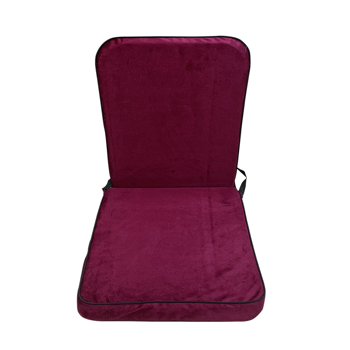 Kawachi Portable Relaxing Meditation Chair Folding Back Support Yoga Chair Study, Reading Floor Chair Pack of 4 - Image 5