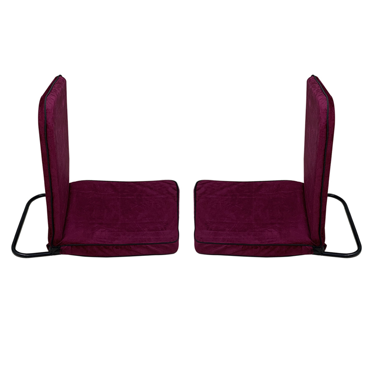 Kawachi Portable Relaxing Meditation Chair Folding Back Support Yoga Chair Study, Reading Floor Chair Pack of 2 - Image 8