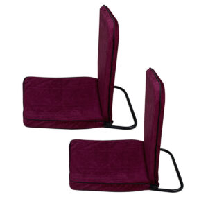 Kawachi Portable Relaxing Meditation Chair Folding Back Support Yoga Chair Study, Reading Floor Chair Pack of 2