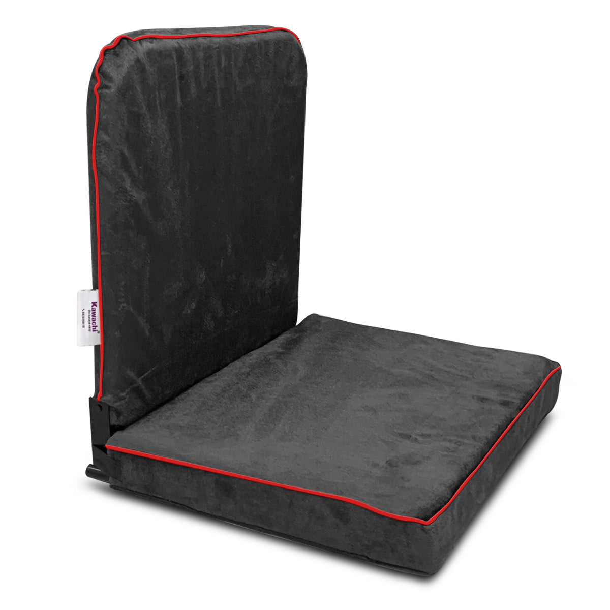 Kawachi Meditation and Yoga Floor Chair with back support - I83-dark grey - Image 5